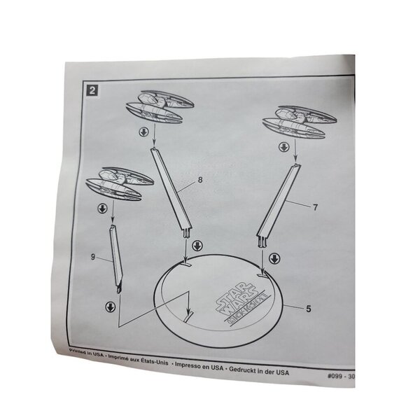 Star Wars Droid Fighters Snapfast 1:48 Model Kit Episode 1 Skill Level 1 - Picture 10 of 14